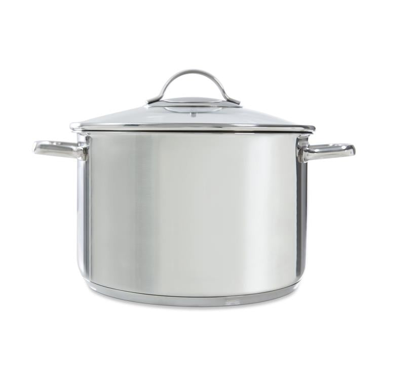 BK Essentials Soeppan - RVS - met glazen deksel