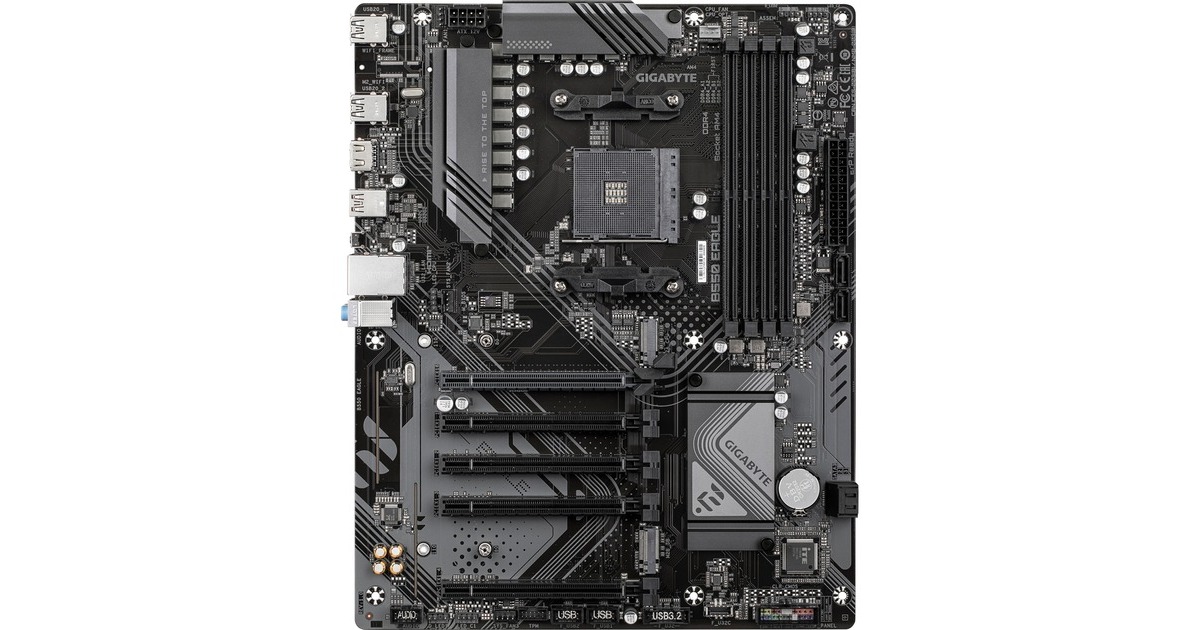 GIGABYTE AORUSB550 EAGLE socket AM4 moederbord  (RAID, Gb-LAN, Sound, ATX)