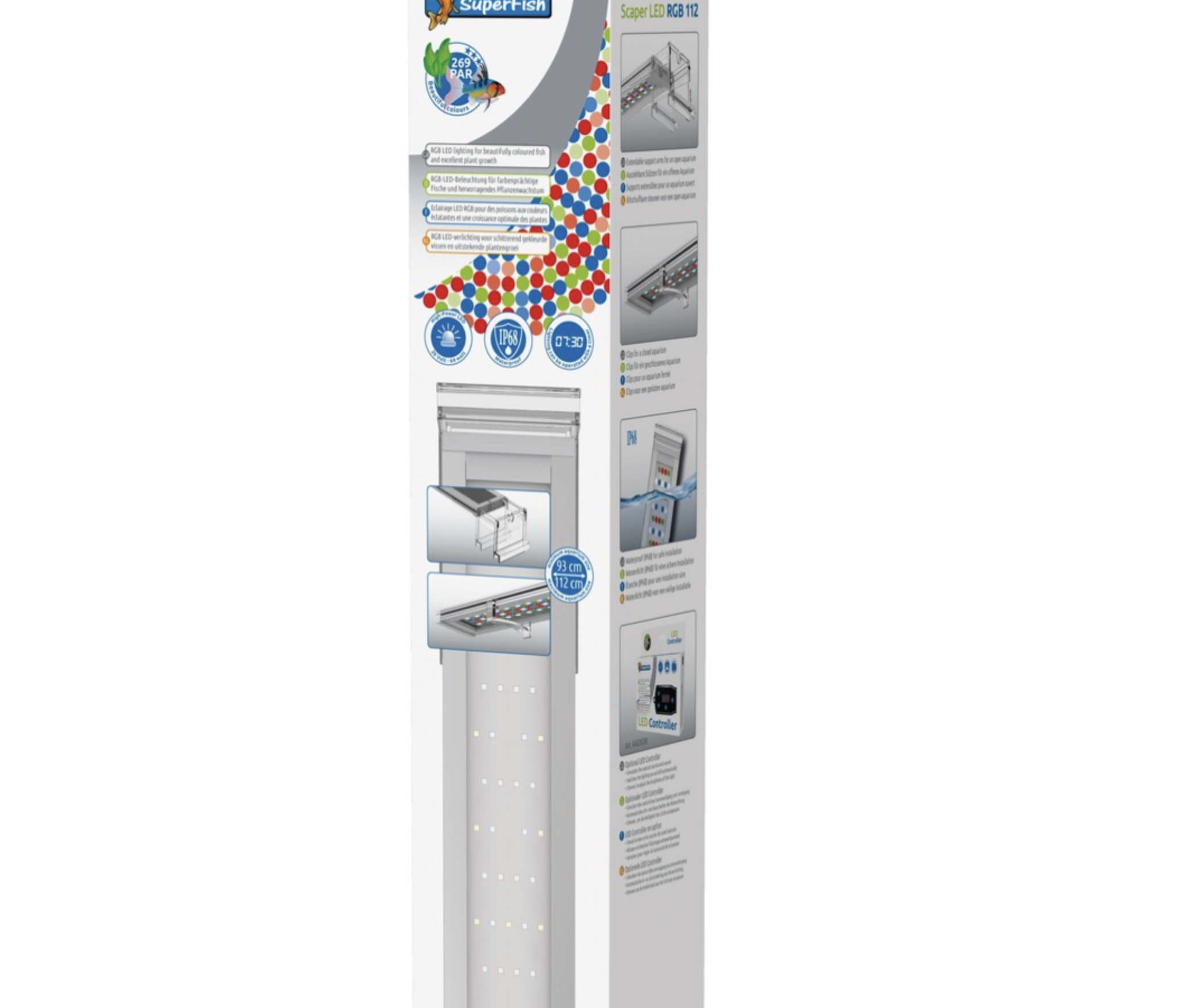 Scaper LED RGB 112 verlichting 55W