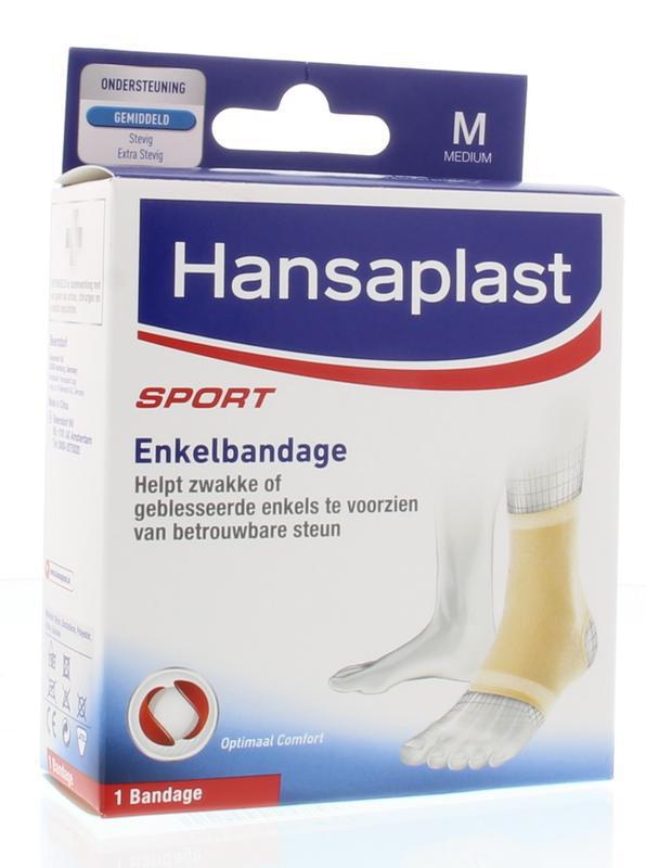 Hansaplast Sport Enkelbandage Medium 1 stuk