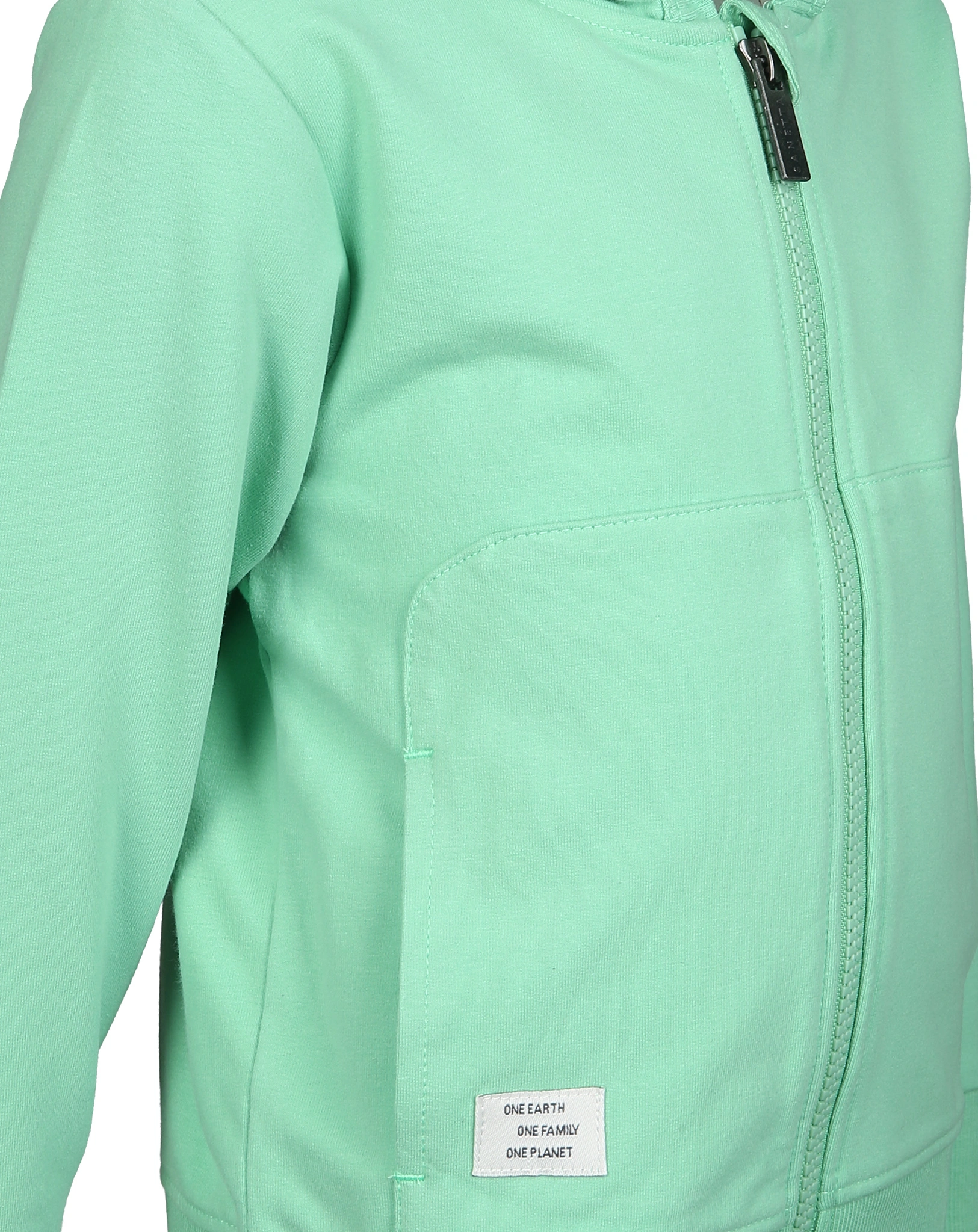 Kapuzen-Sweatjacke ELA SAURS in jade green
