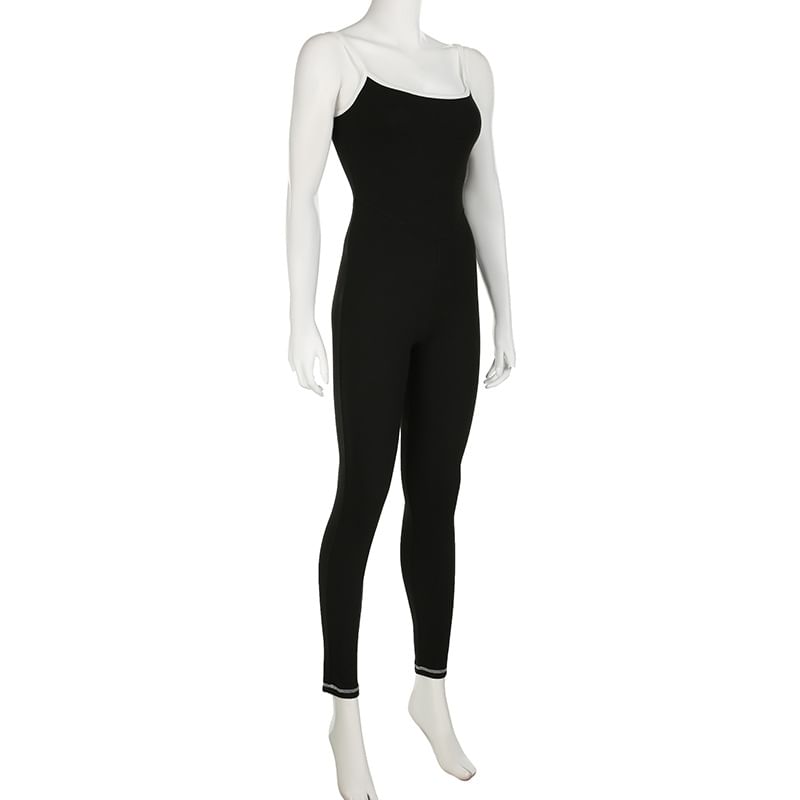 HERMITAKH - Spaghettibandjes jumpsuit in twee kleuren