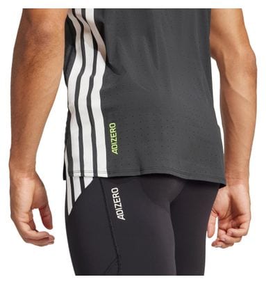 Maillot manches courtes adidas Adizero Noir Homme