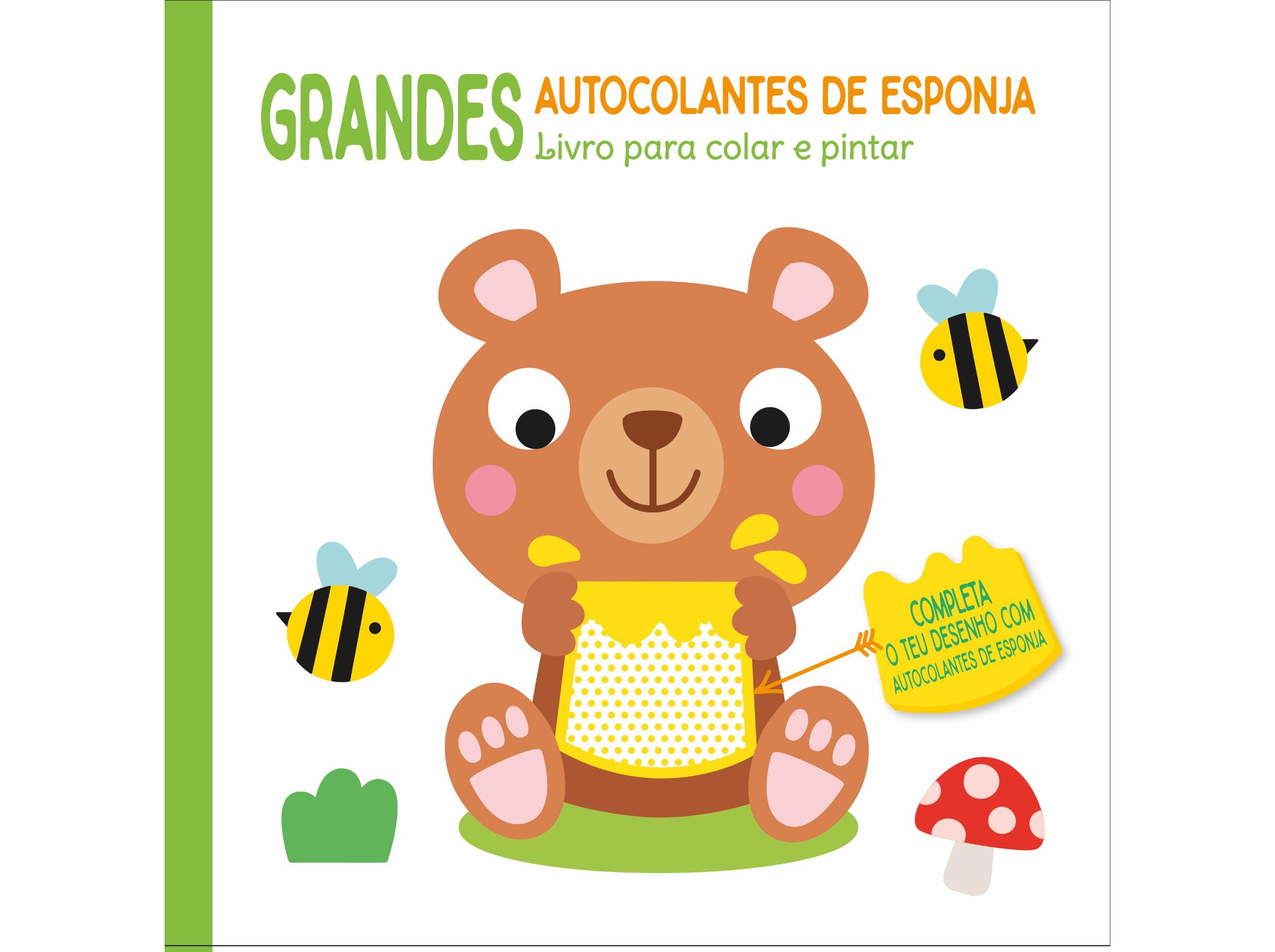 GRANDES AUTOCOLANTES DE ESPONJA VERDE