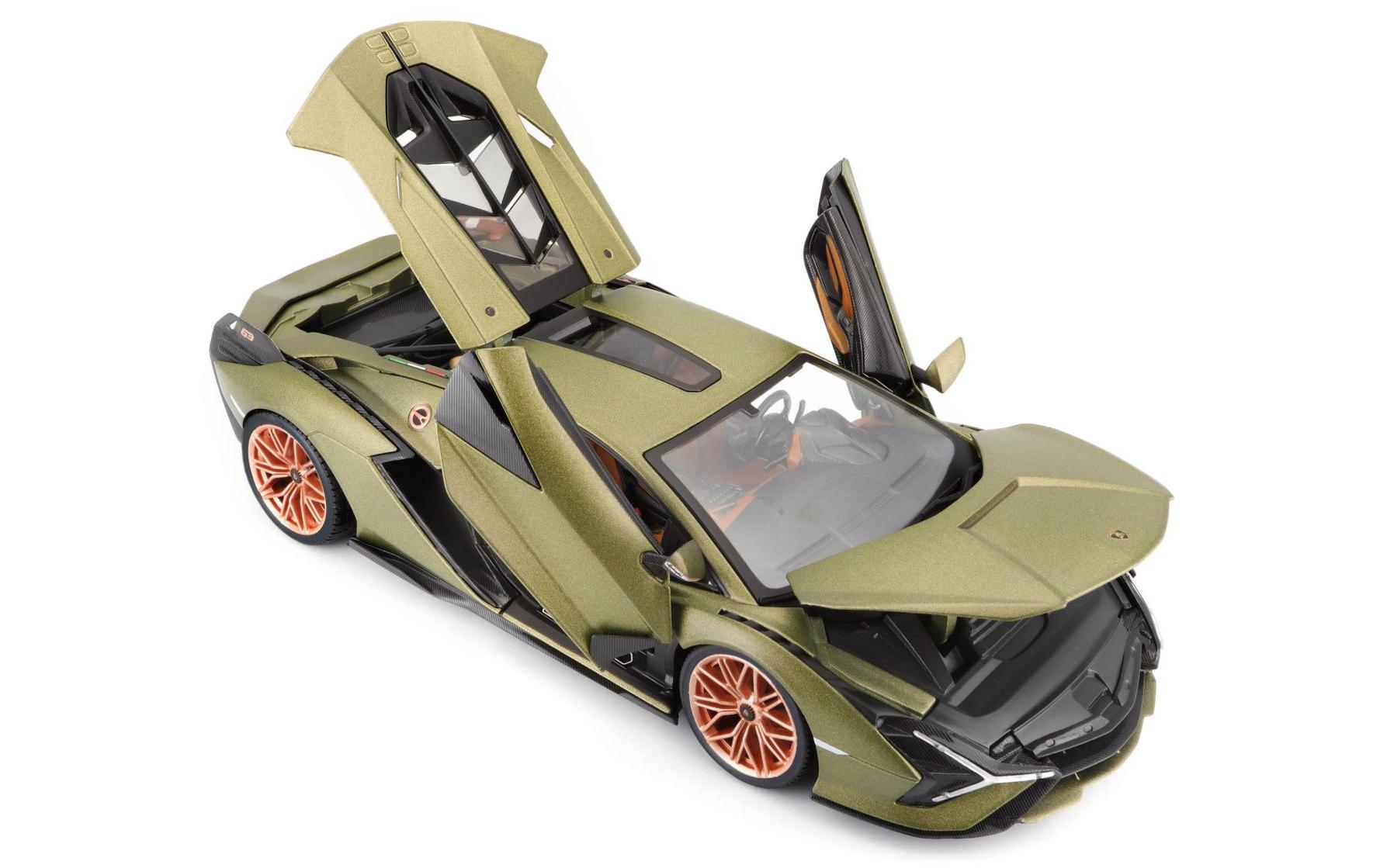 Lamborghini Sian FKP 37 Grün 1:18Sammlermodell im Massstab 1:18