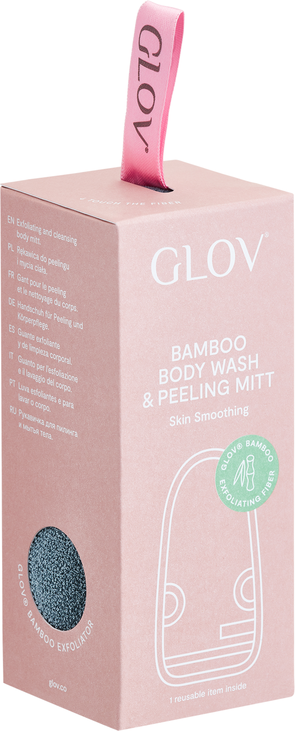 GLOV  Body Wash & Peeling Mitt, Pink