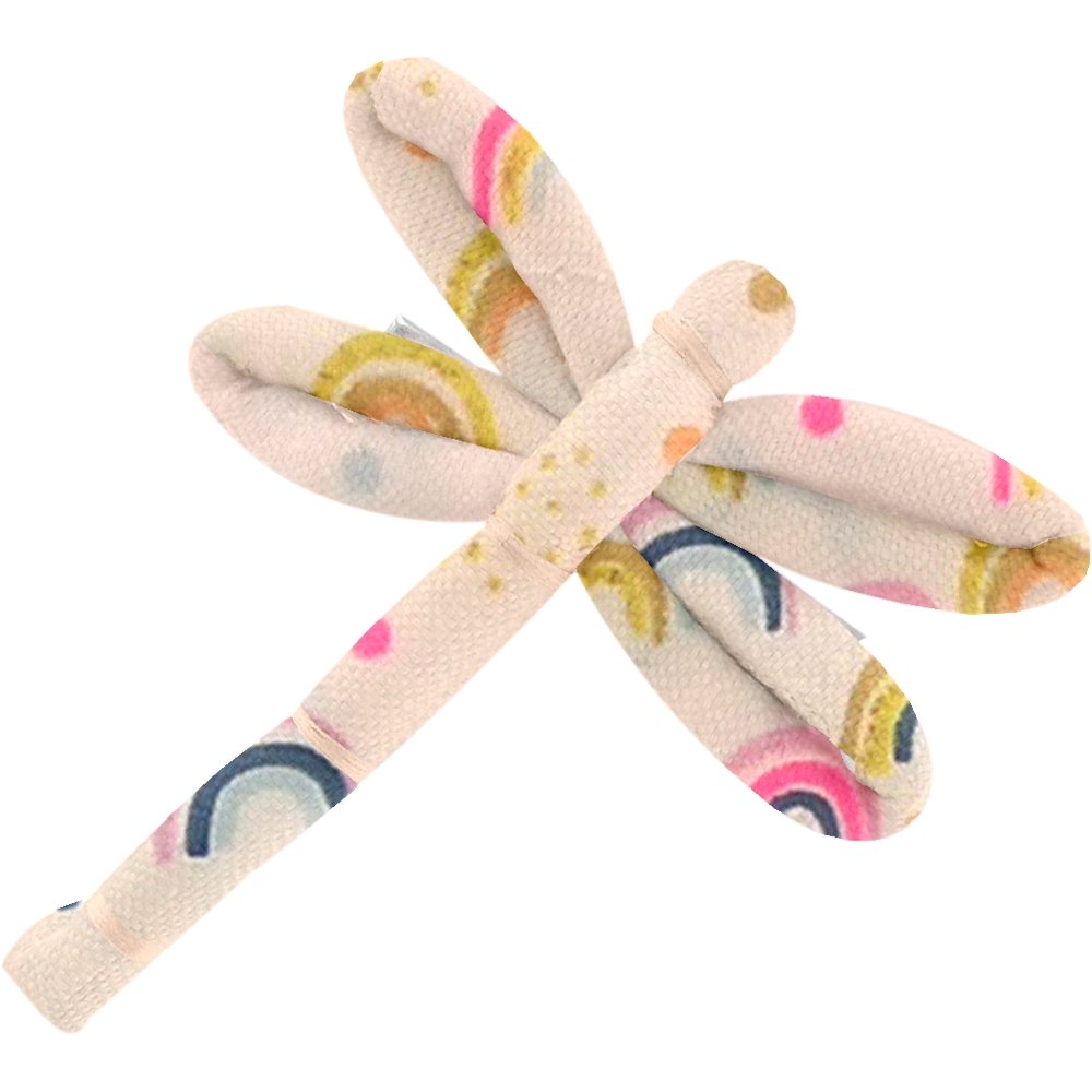 Barrette Libellule Arc En Ciel