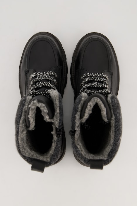 Schnür-Boots, Jana Shoes, recycelt, Weite H