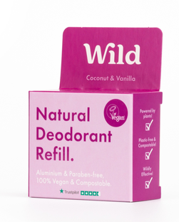Wild Deodorant - Coconut/Vanilla - Navulling 40GR