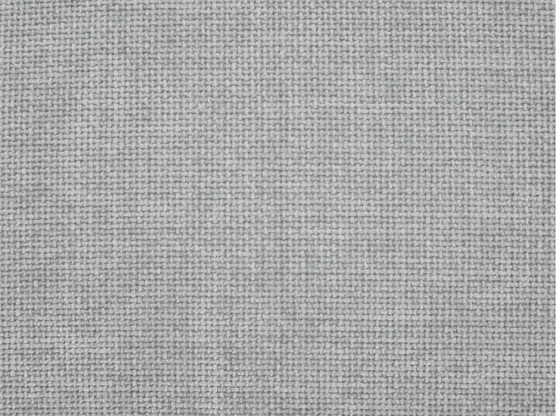 Canapé d'angle droit en tissu texturé gris clair ROCALTA