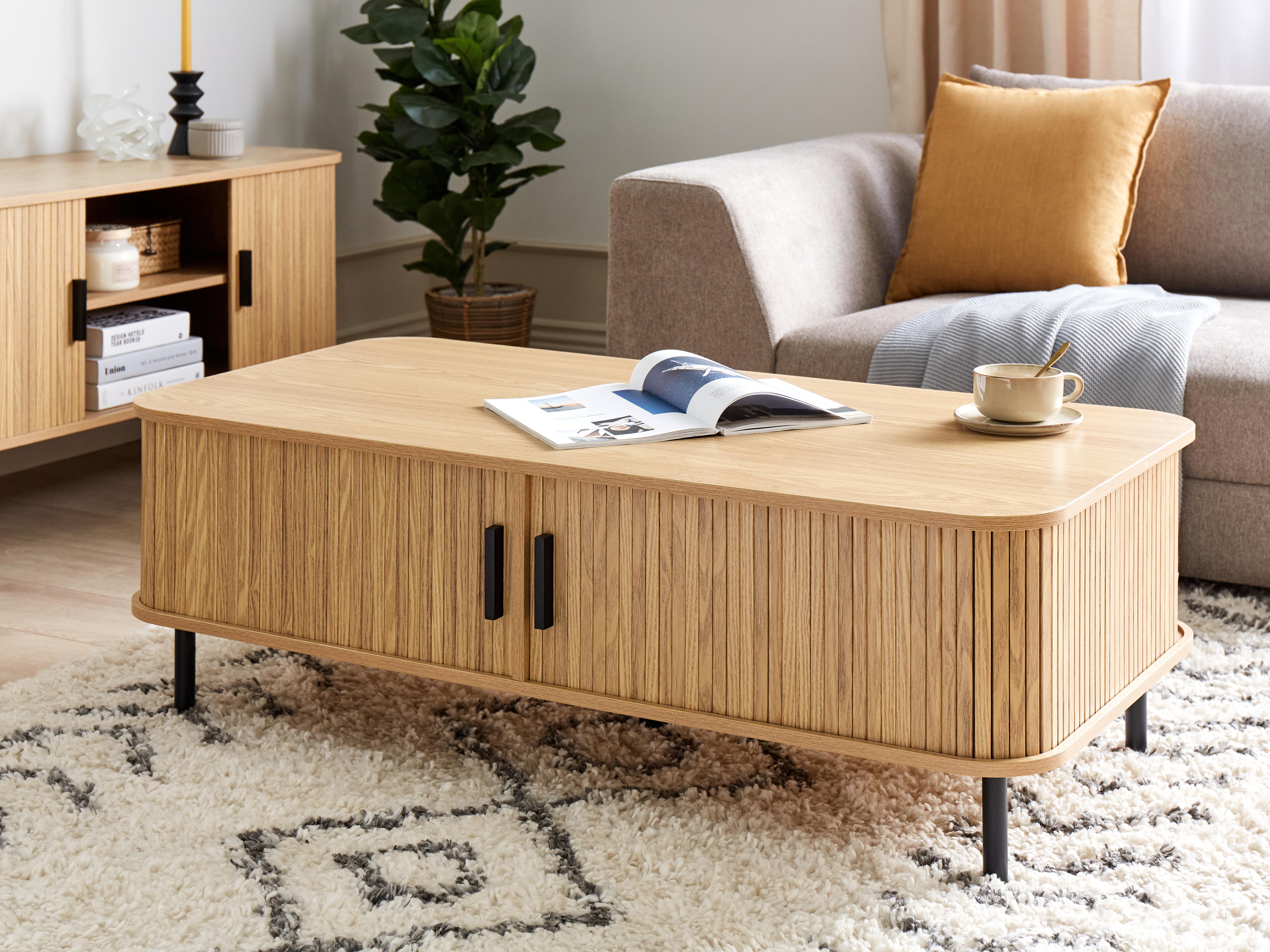 Salontafel BRADLEY Bruin met opbergruimte