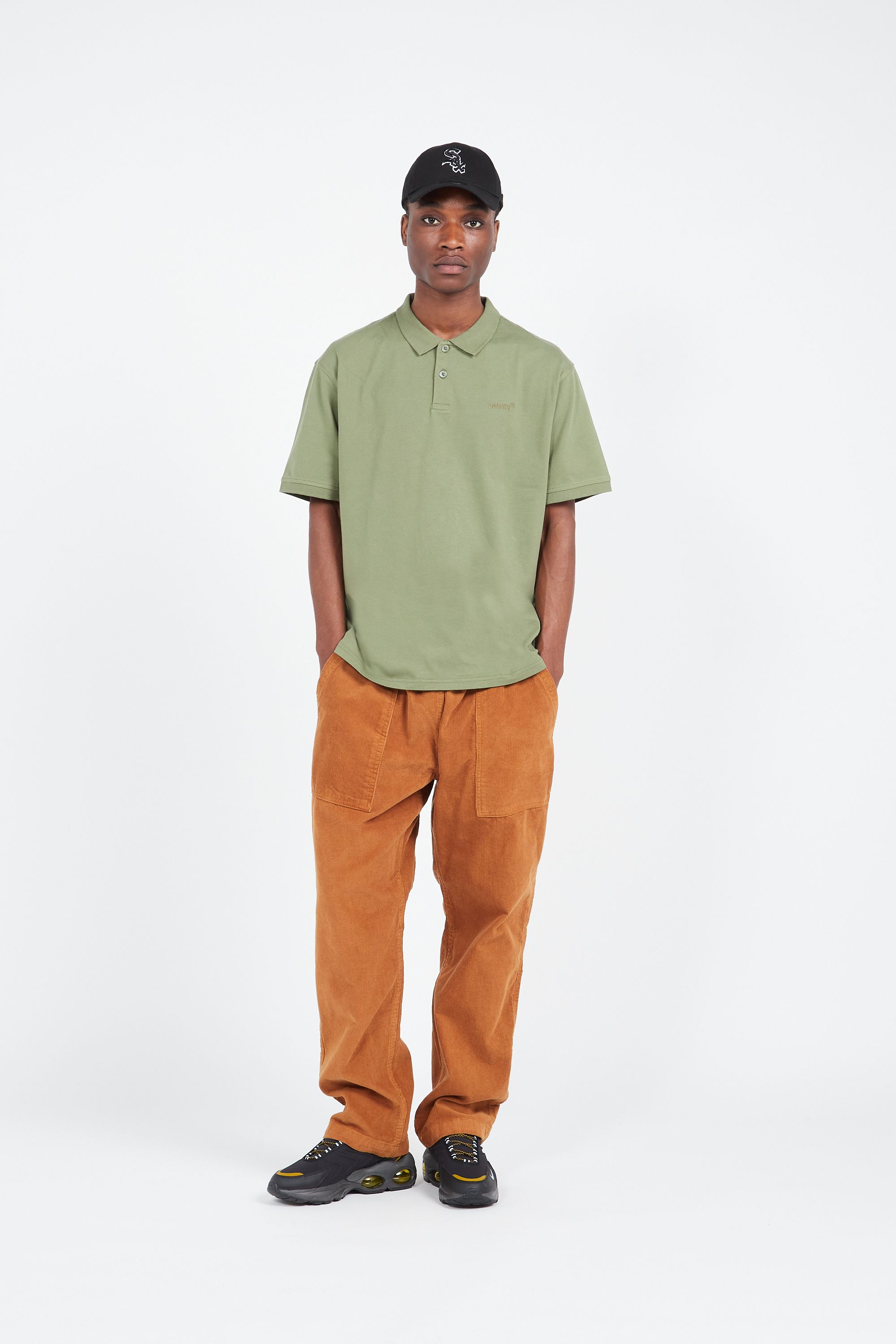 SERVICE WORKS Pantalon CORD CHEF P Marron