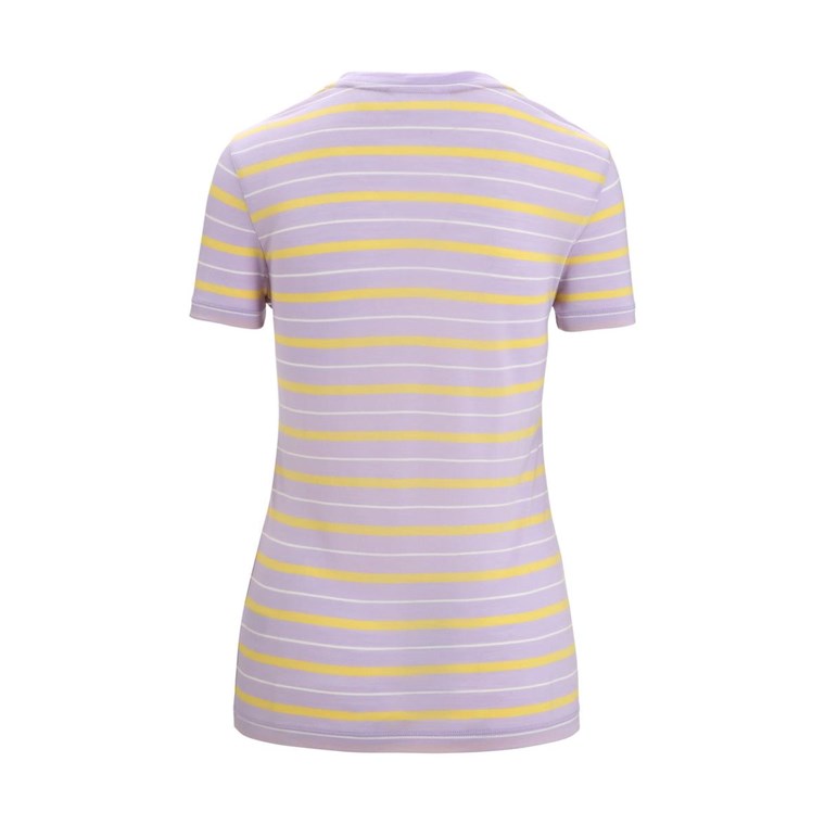 Icebreaker Wave Stripe SS Tee Women Purple Gaze/Summer