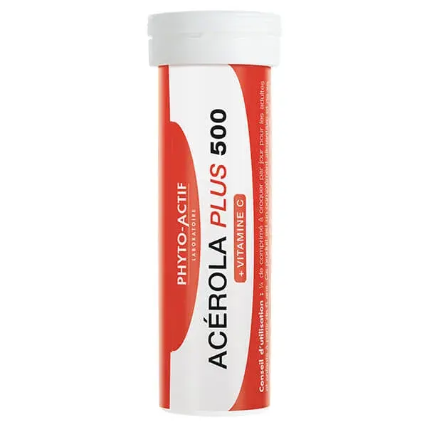 Phyto-actif, Acerola Plus 500 24 comprimés