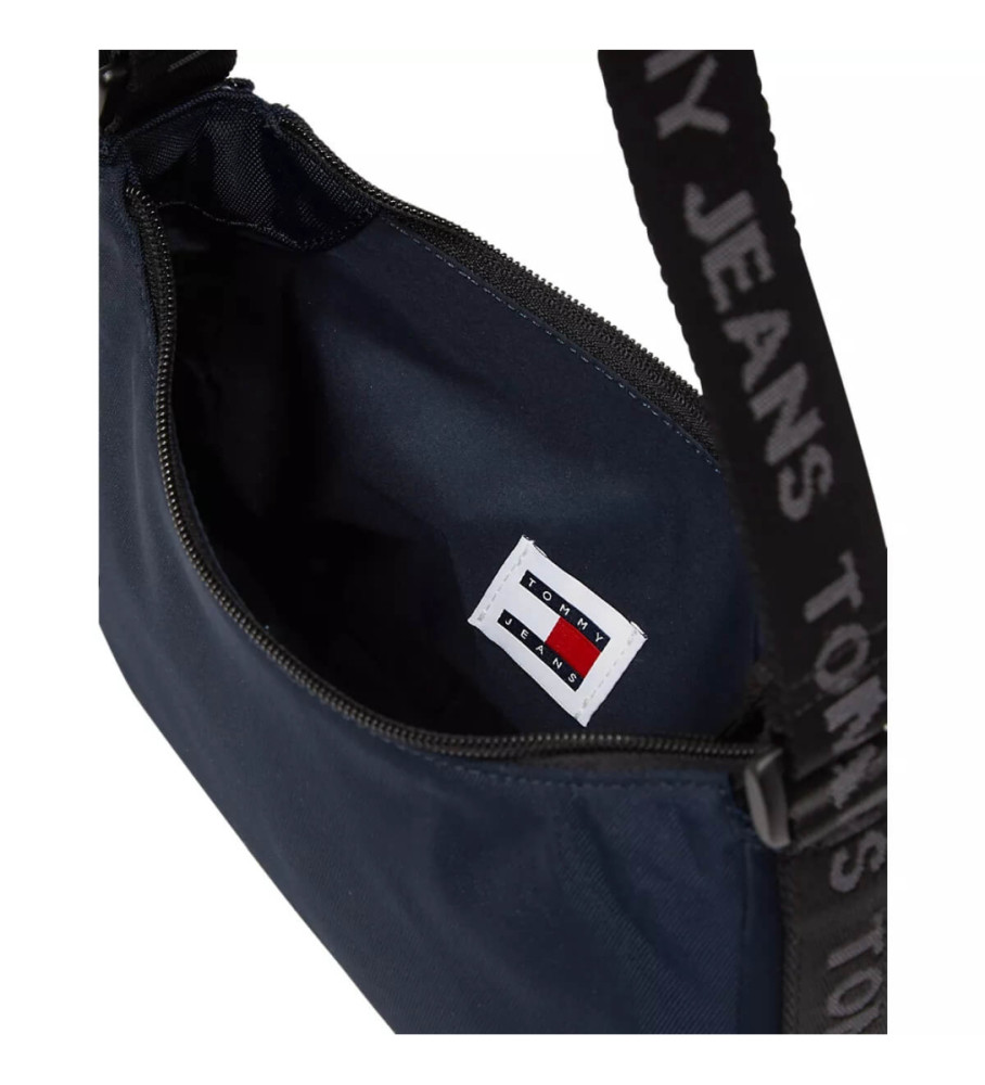 Bolsa de ombro essencial Tommy Jeans com detalhe azul-marinho