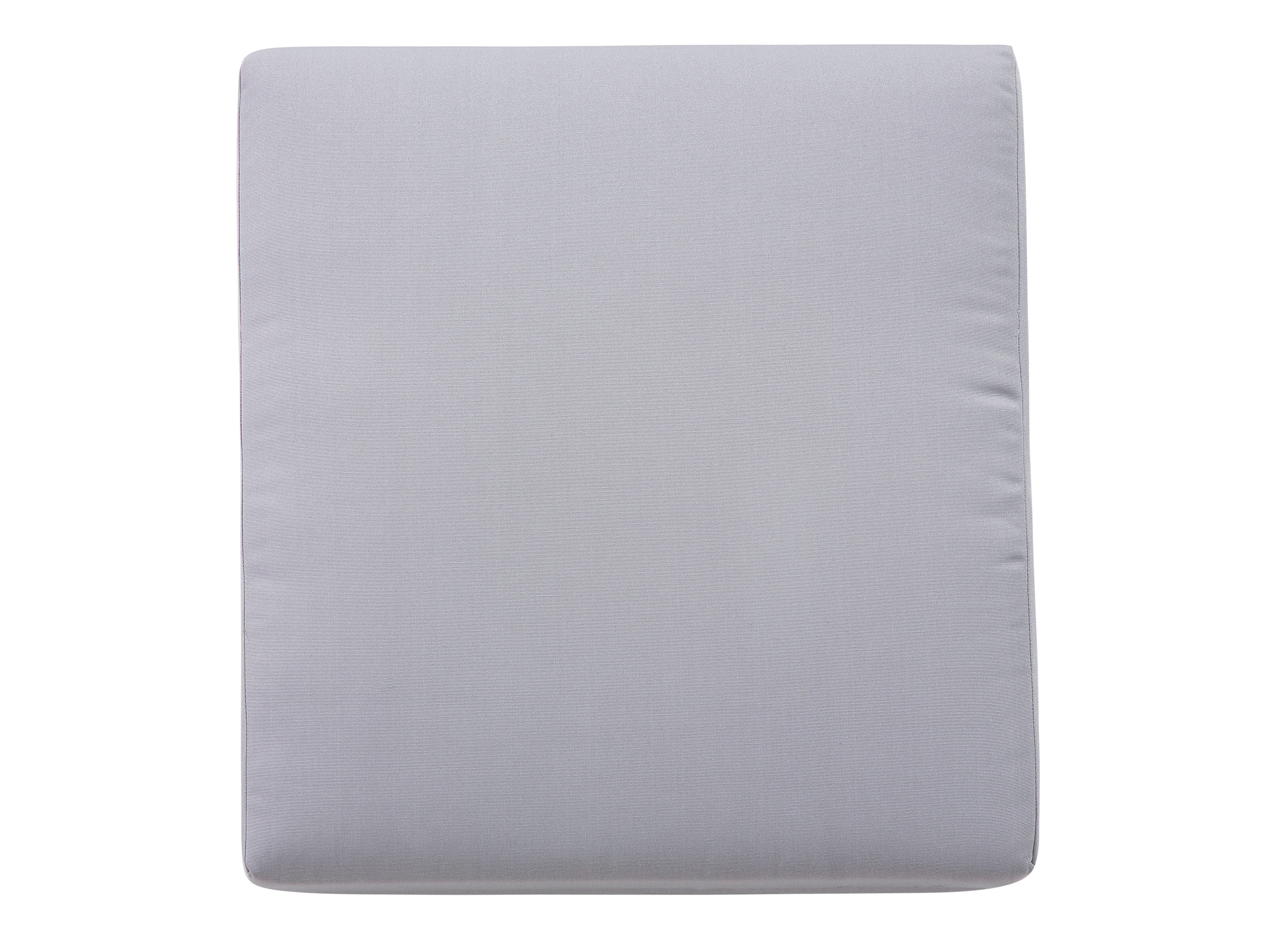 Loungeset met tafel 4-zits SALERNO Metaal Lichtgrijs