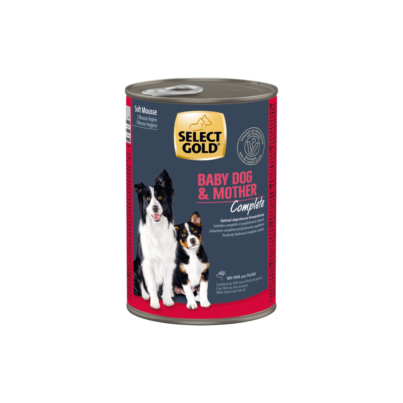 SELECT GOLD Nassfutter Hund Baby Dog & Mother Soft Mousse 6x360 g
