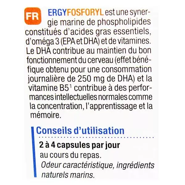 Nutergia Ergyfosforyl 60 cápsulas