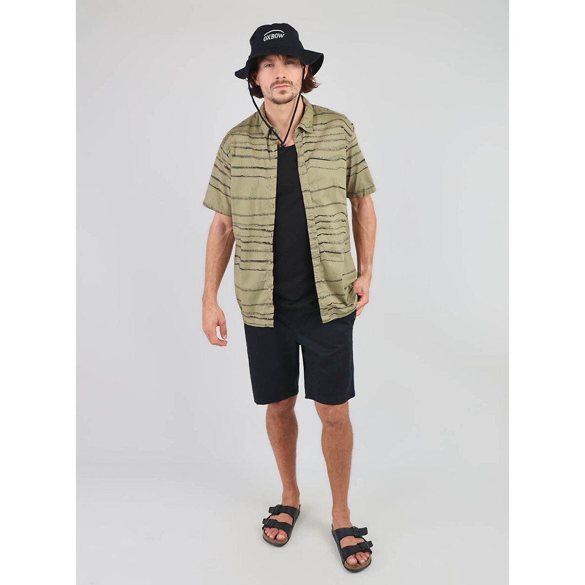 OXBOW<br>Shorts chino Effen em tecido elástico