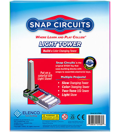 Snap Circuits Light Turm Set - Baue einen Turm mit Farbwechsel