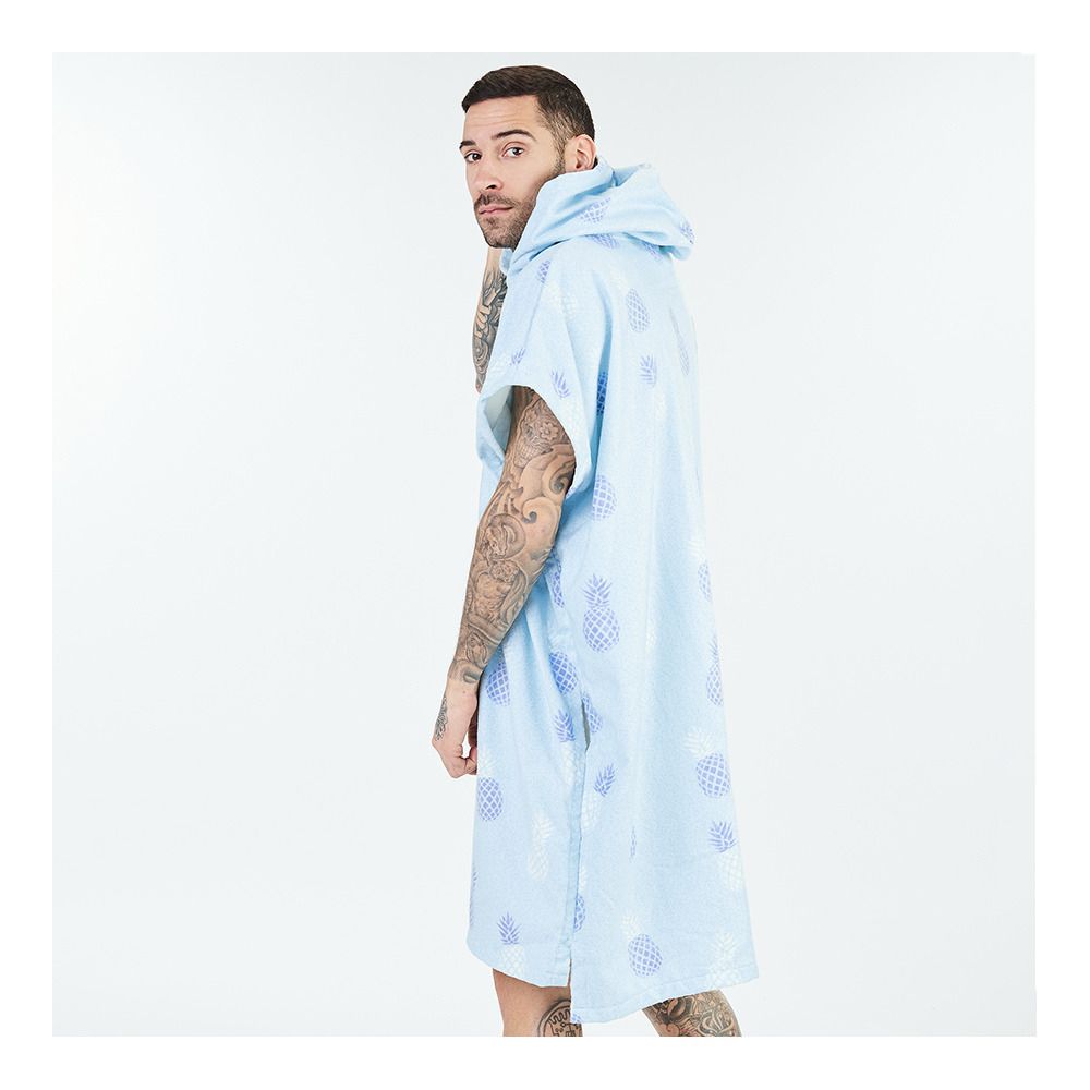After Essentials PINEAPPLE - Poncho bleu
