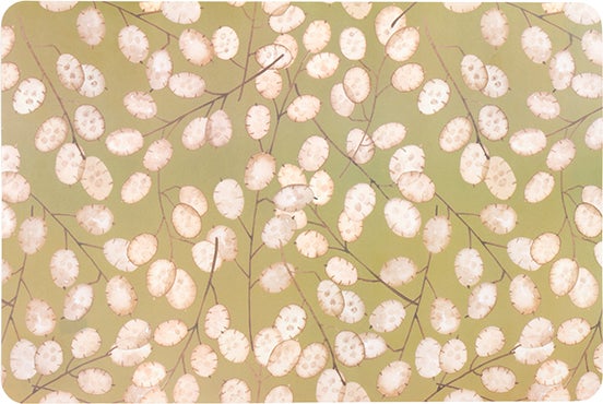 Intratuin placemat Flower groen 45 x 30 cm