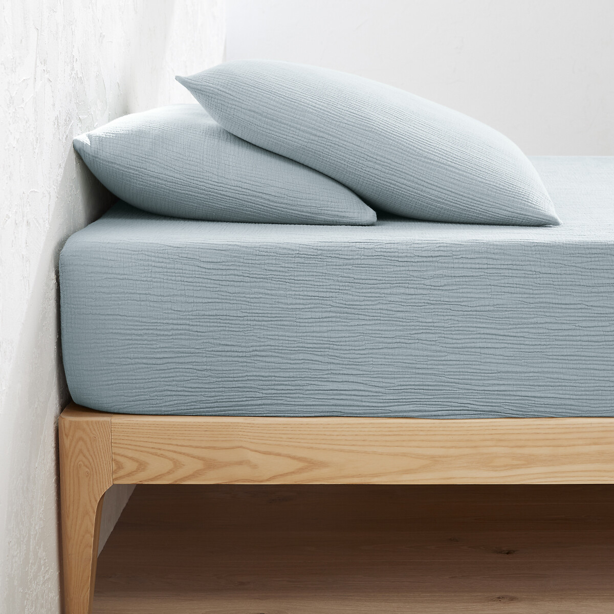 LA REDOUTE INTERIEURS<br>Lençol de baixo liso em tetra, dobrável 30cm, Kumla
