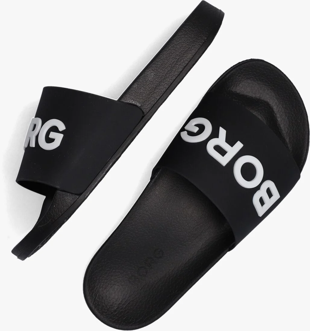 BJORN BORG zwarte bjorn borg badslippers knox mld k