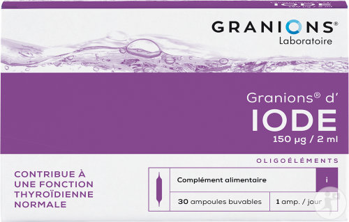 Granions D'Iode Ampoules Buvables 30x2ml