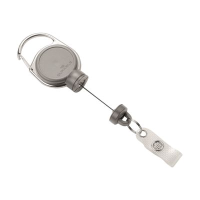 Durable - Enrouleur de badge gris - 60 cm