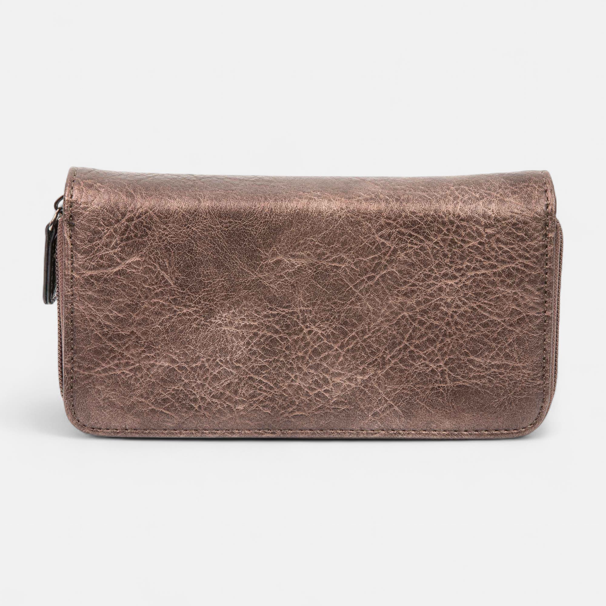 Petite maroquinerie bronze