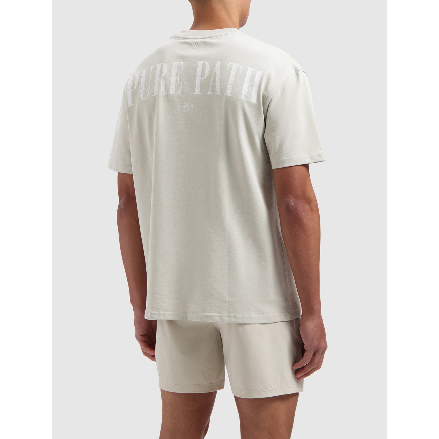 PURE PATH  T-Shirt With Back Print