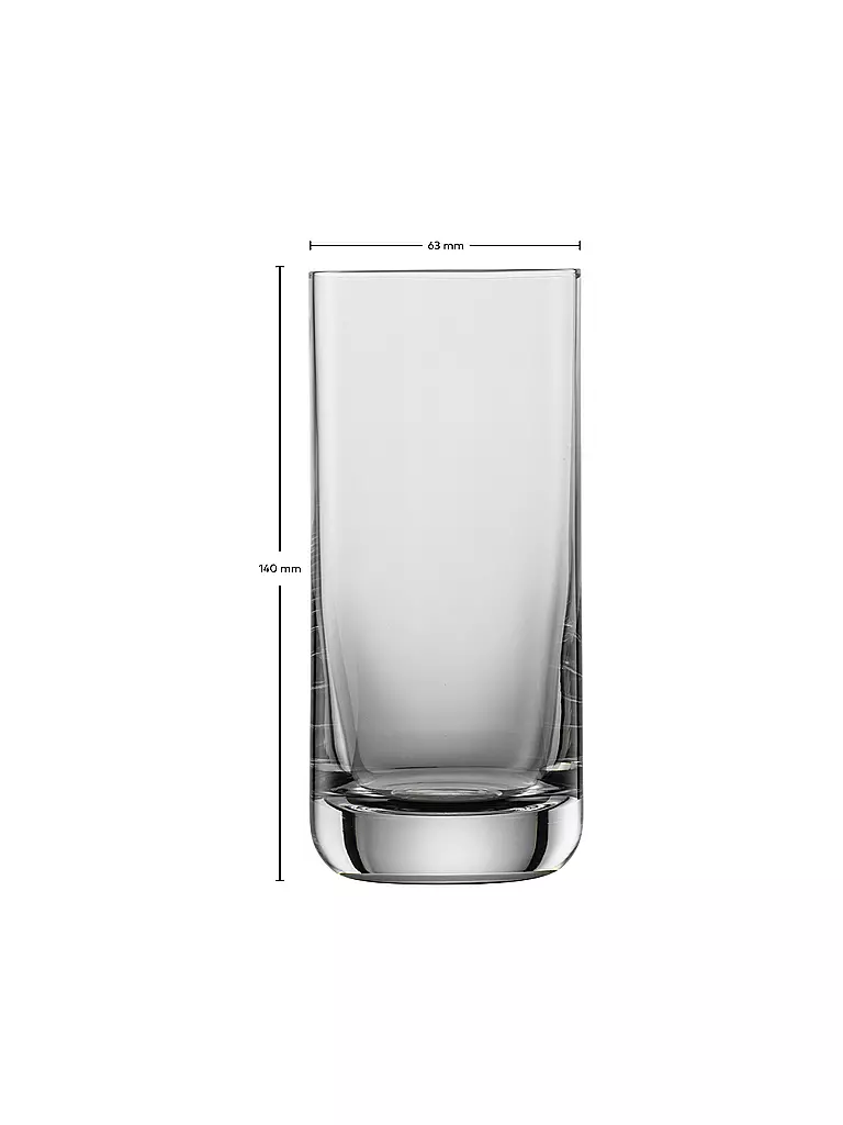 ZWIESEL GLAS Bierglas 6er Set SIMPLE 345ml transparent