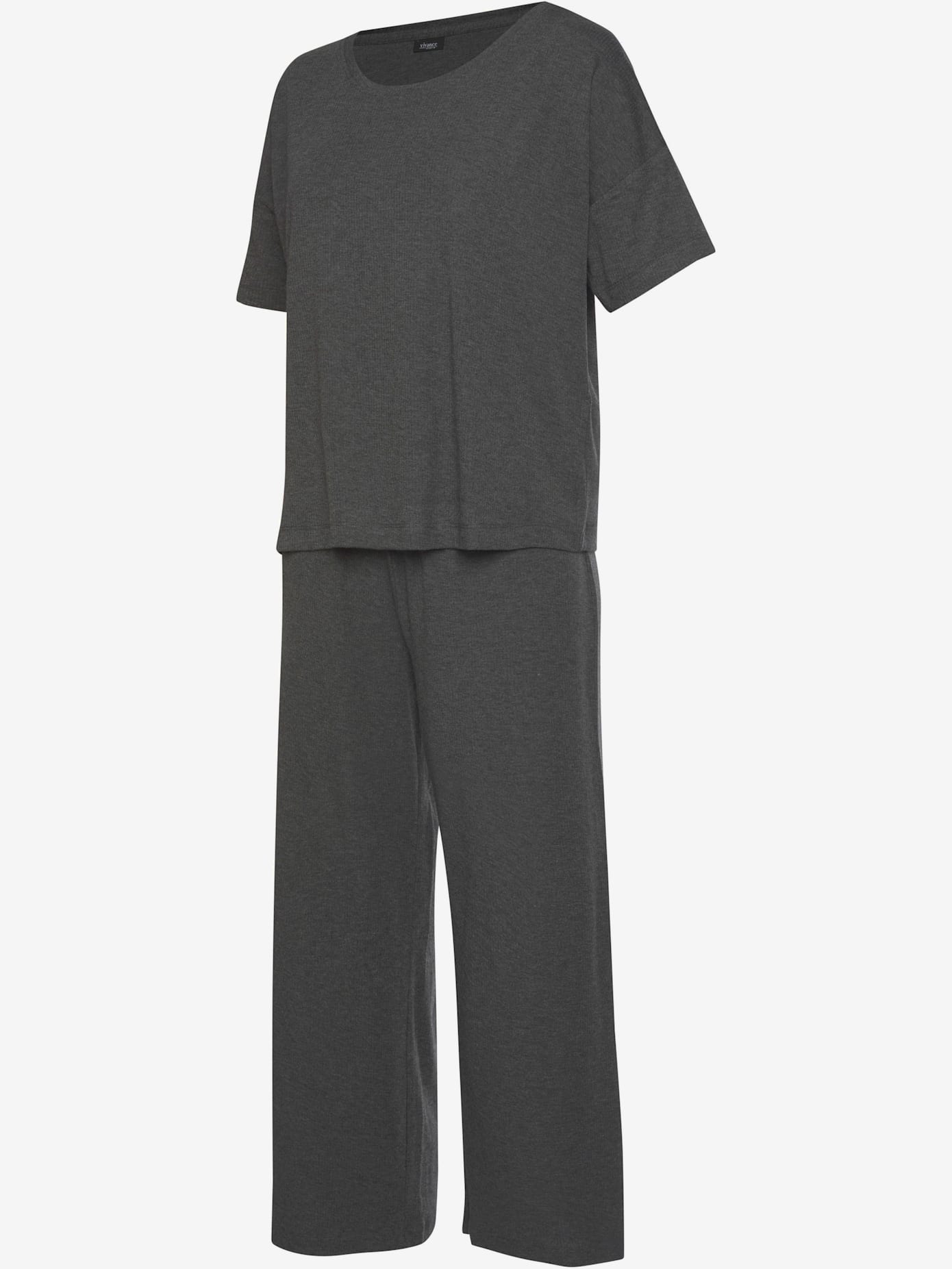 Pyjama confortable en qualité côtelée douce