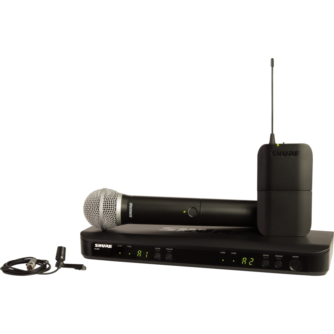 Shure BLX1288E/CVL-K14 draadloze microfoonset (614 - 638 MHz)