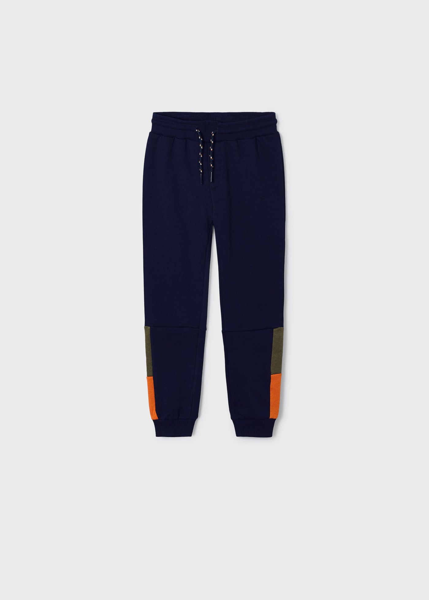 Conjunto de agasalho tricolor de 3 peças para meninos