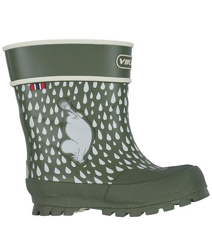 Viking GummiStøvler - Alv - Olive/White