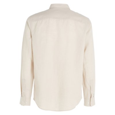 Chemise à manches longues homme Linen Cotton Regular CALVIN KLEIN