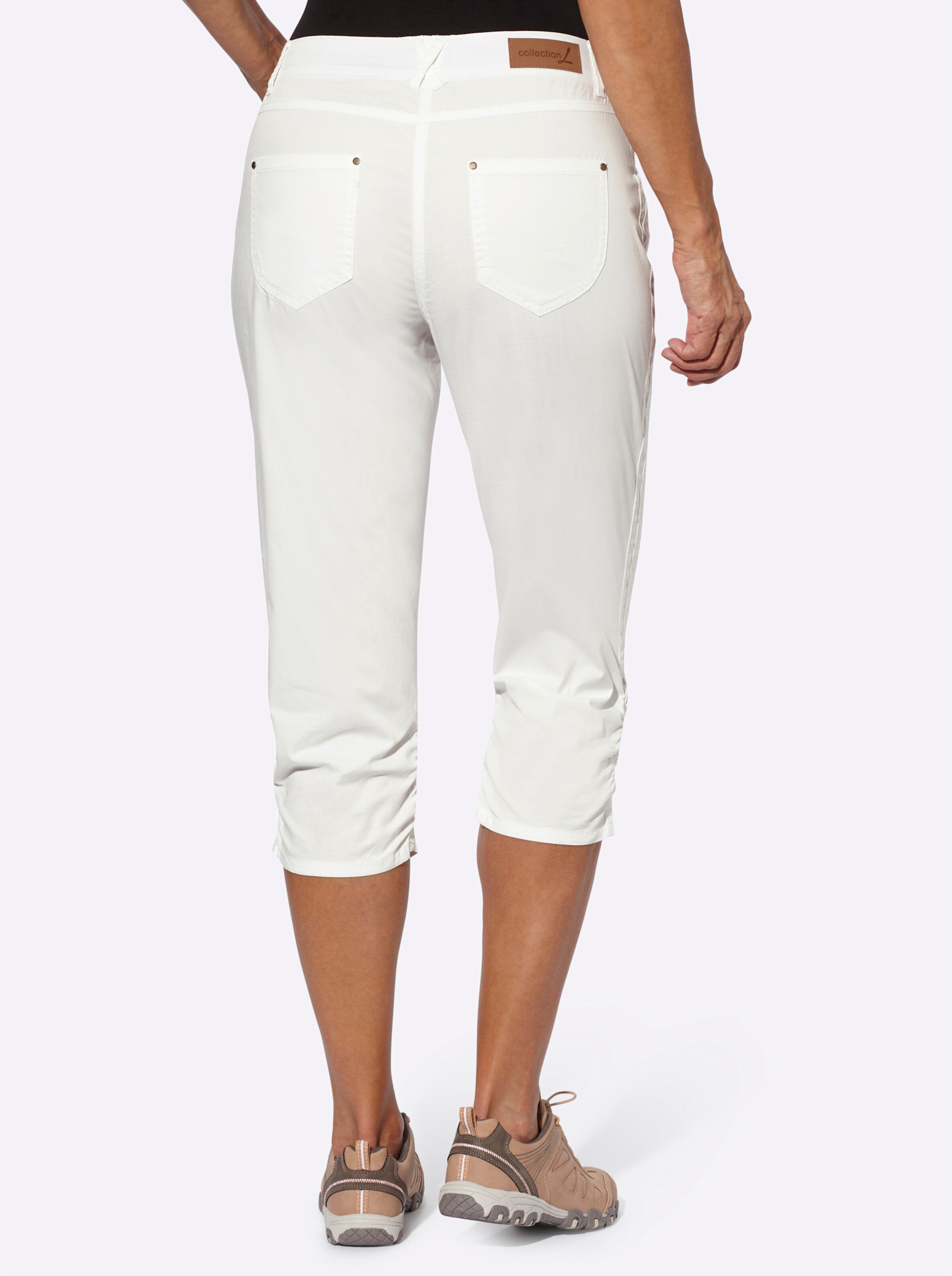 Capri-Hose in ecru