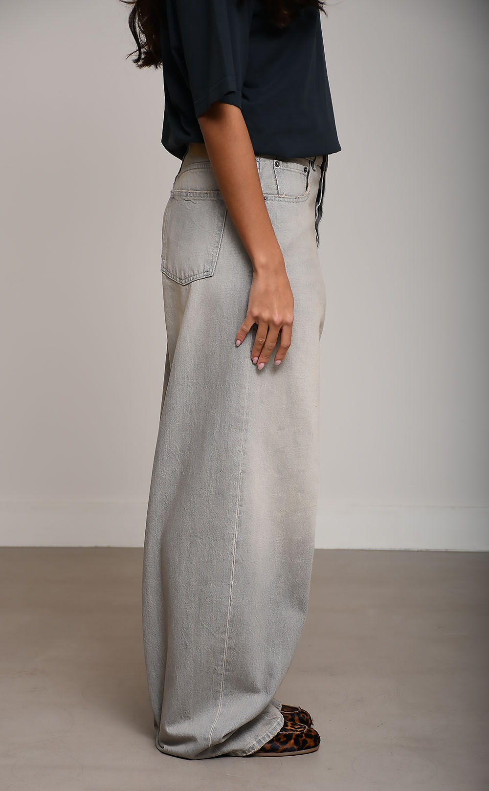Bethany denim wide leg jeans