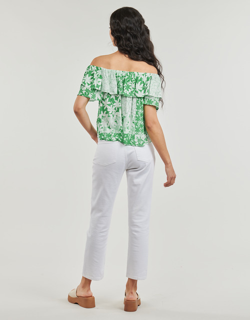 Desigual - BLUS_ANAÏS - Blanc / Vert