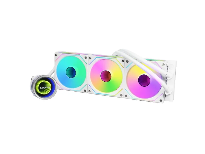 Lian Li Galahad II Trinity SL-INF - Processors flydende kølesystem - med controller - Radiatorstørrelse: 360 mm - (for: AM4, LGA1200, LGA1700, AM5, LGA115x Socket) - 120 mm - hvid