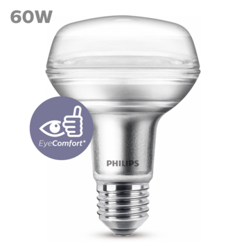 Philips LED reflector E27 60W niet dimbaar