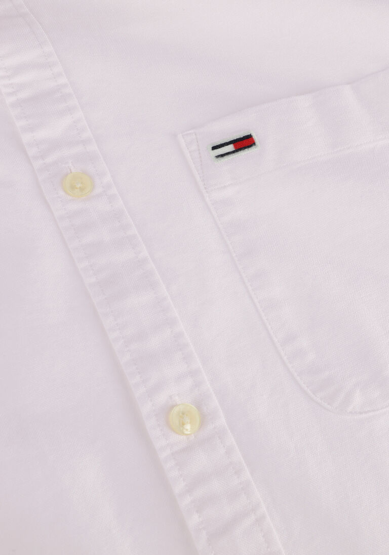 TOMMY JEANS witte tommy jeans klassiek overhemd tjm reg oxford shirt