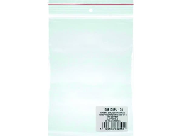 Office Products Torebka strunowa OFFICE PRODUCTS, LDPE, 190x250mm, 100szt., transparentna