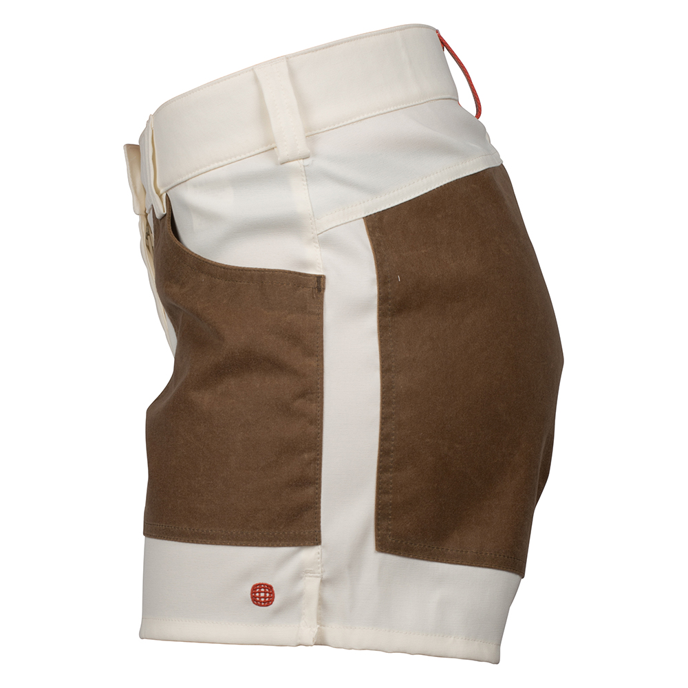 Amundsen 5Incher Field Shorts Womens Off White/Tan