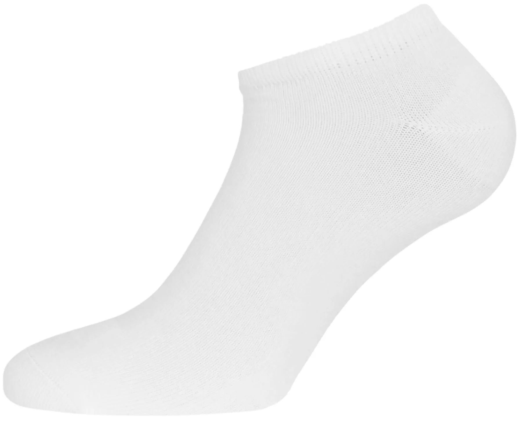 Urberg Bamboo Shaftless Sock 5-Pack Bright White