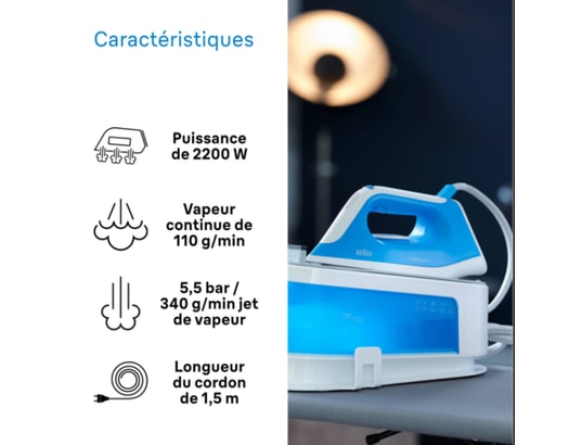 BRAUN - Centrale vapeur IS1012BL