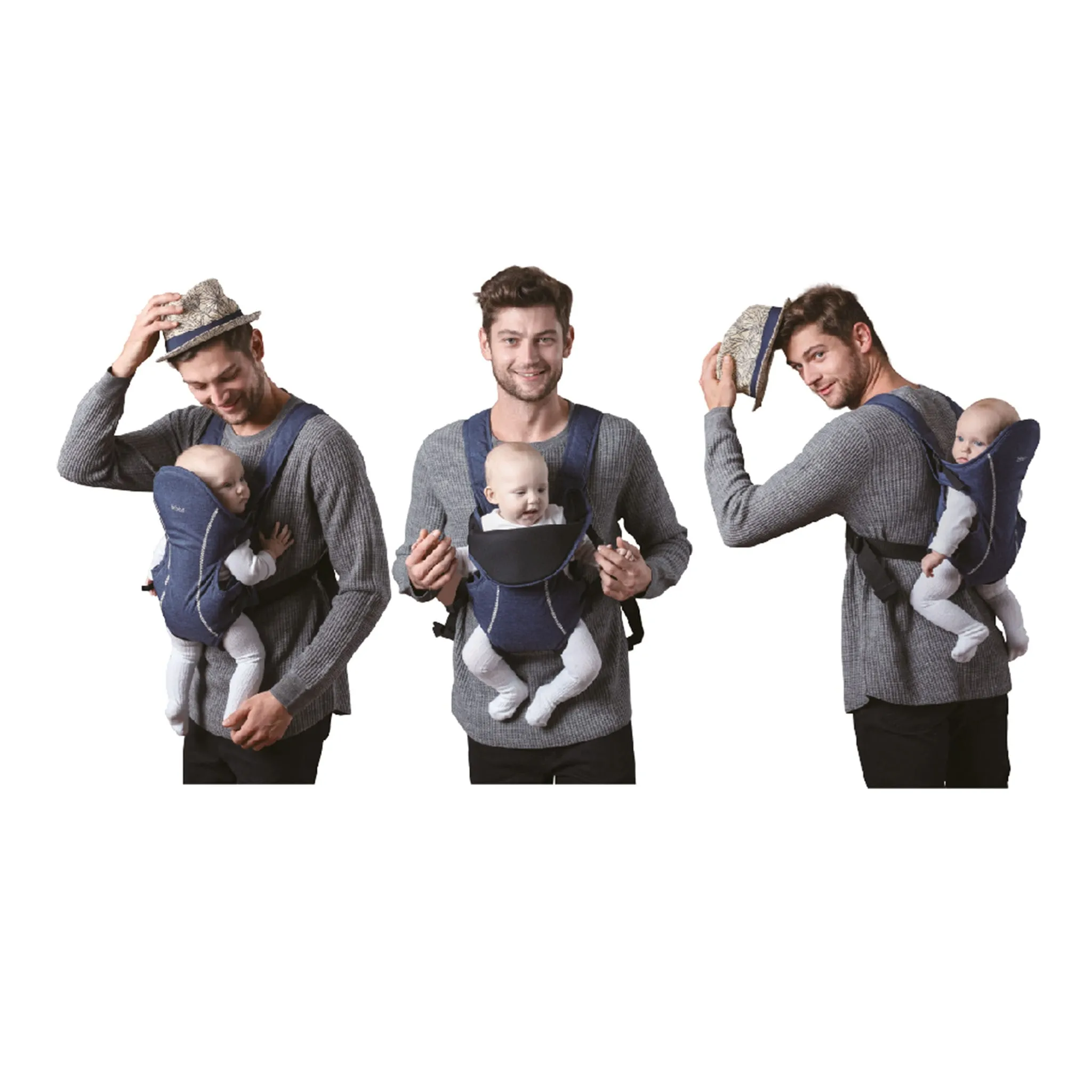 Bébé Confort Porte Bébé 3 positions Ergonomique - Marine