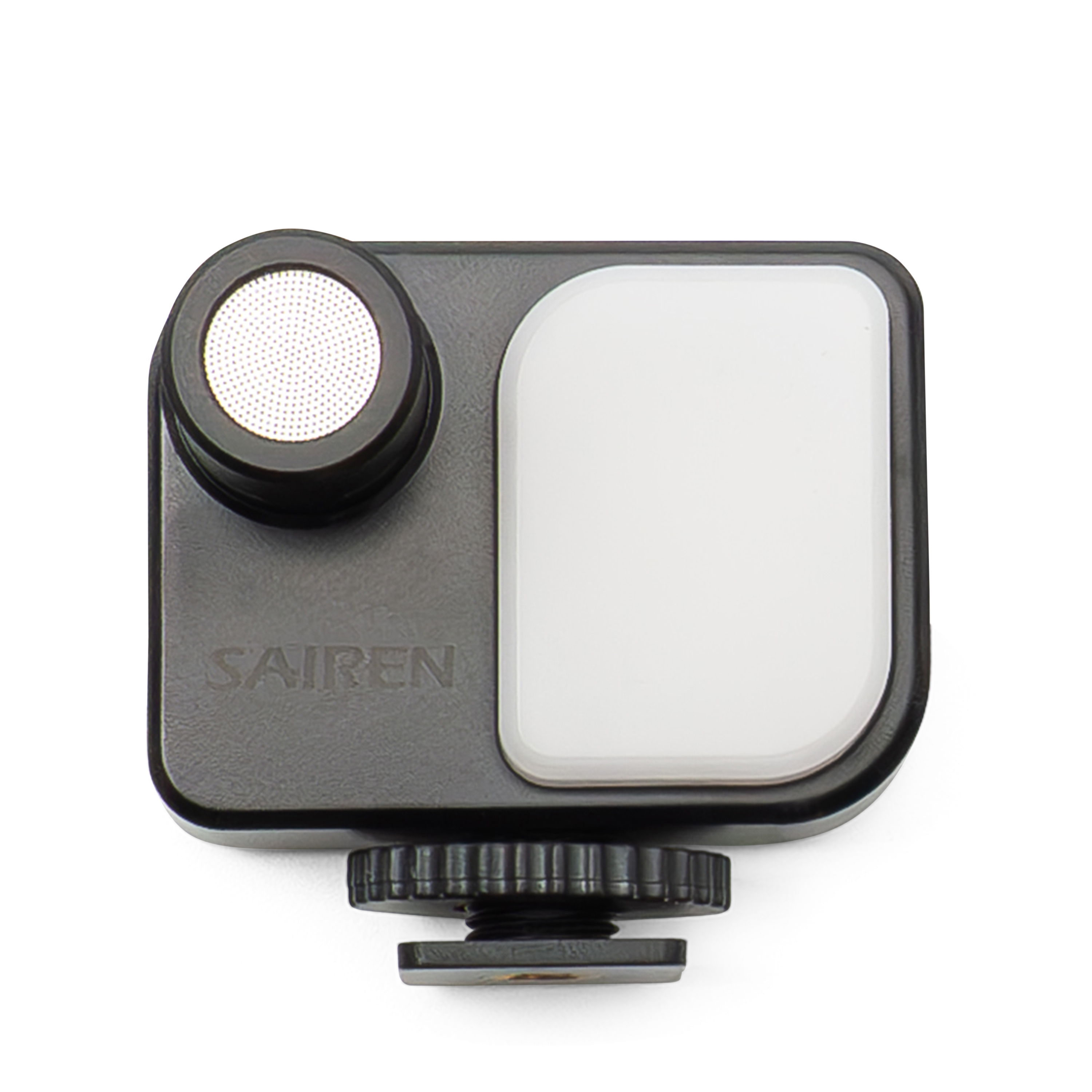 2in1 LED Foto Licht Lavalier Mikrofon für Kamera / Smartphone mit USB C / 3.5mm Klinke / Blitzschuh Anschluss   Rauschunterdrückung